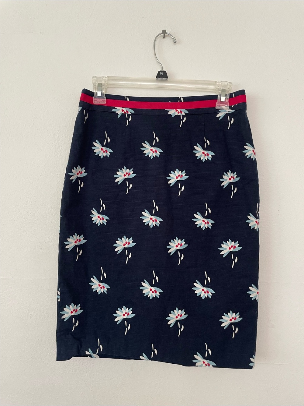 Boden Floral Pencil Skirt - 98% Cotton